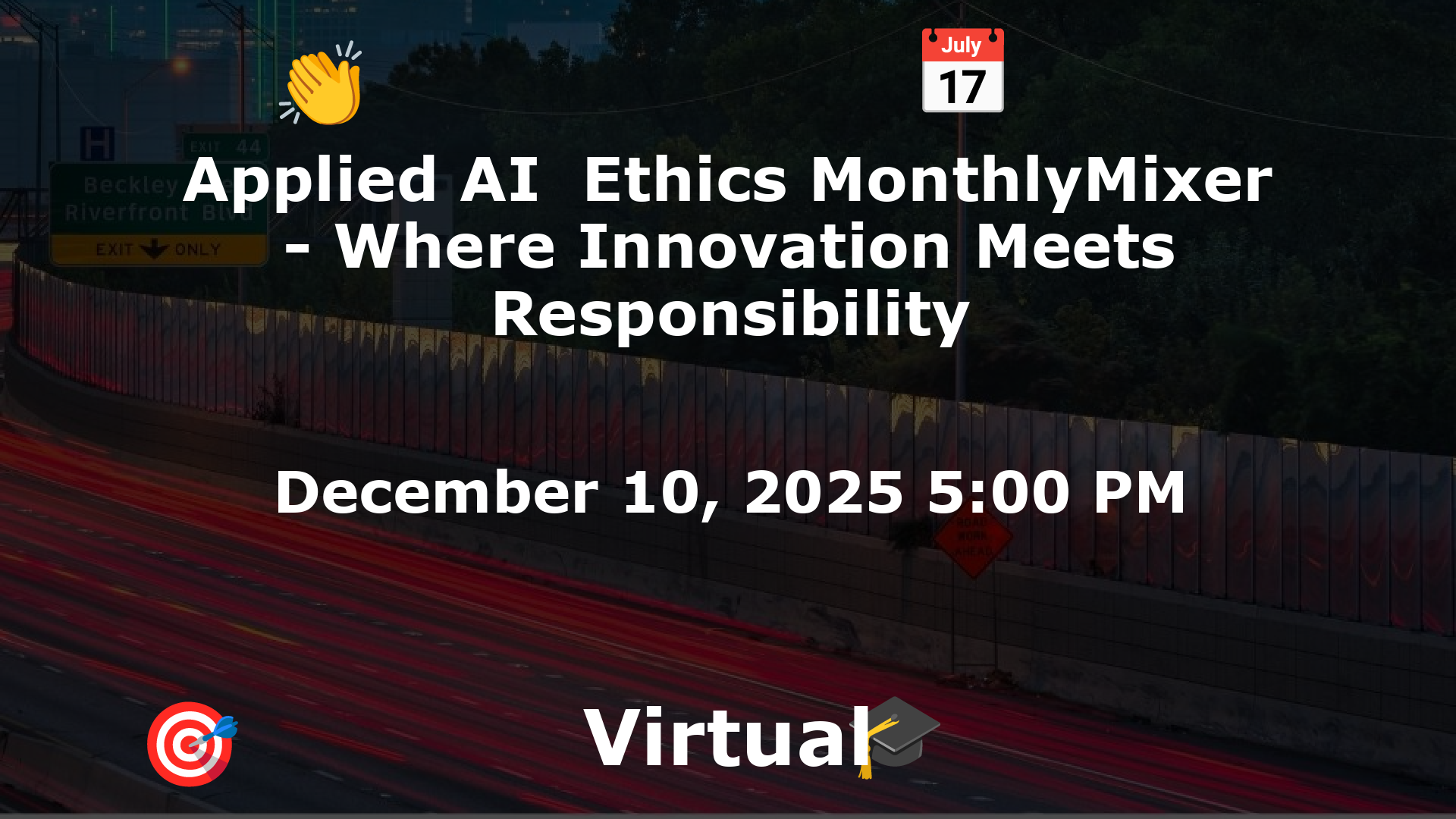 Applied AI  Ethics MonthlyMixer - Where Innovation Meets Responsibility event image